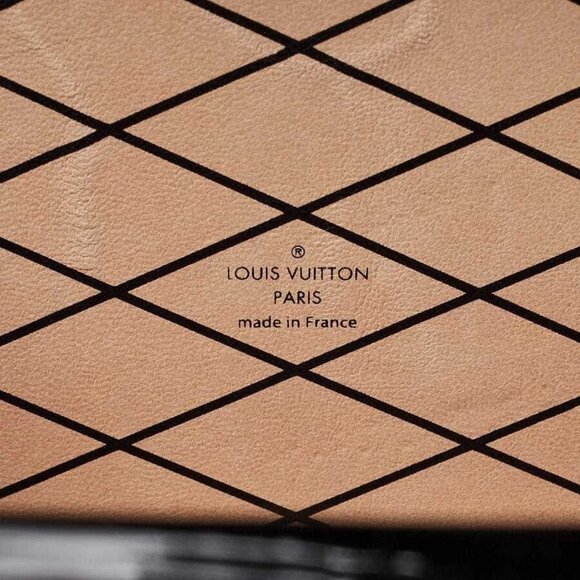 Louis Vuitton Black/White Electric Epi Leather Malletage Petite Malle Bag - Picture 10 of 12